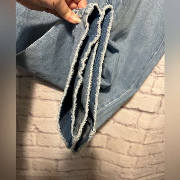 KanCan Wide Leg High Rise Cropped Jeans Size 29 - Picture 4 of 9